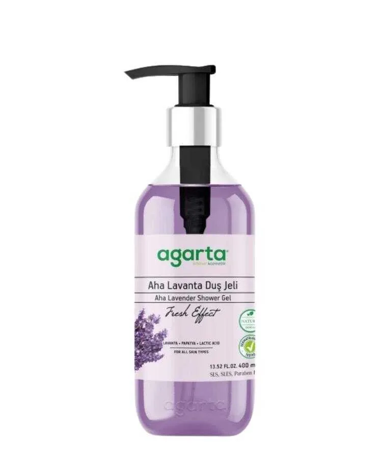 Agarta Doğal AHA Lavanta Duş Jeli 400 ML