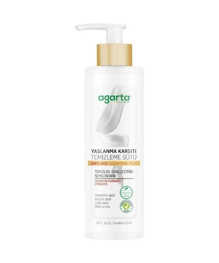 Agarta Yaşlanma Karşıtı Temizleme Sütü 225 ML