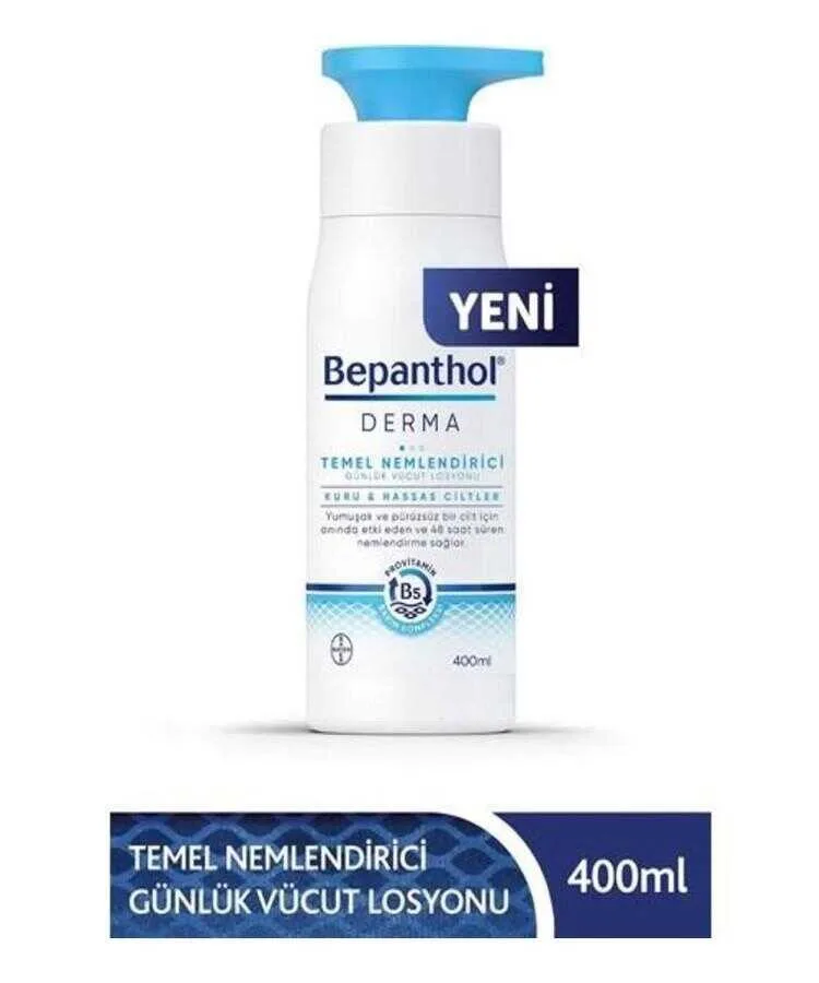 Bepanthol Derma Temel Nemlendirici Günlük Vücut Losyonu 400 ML