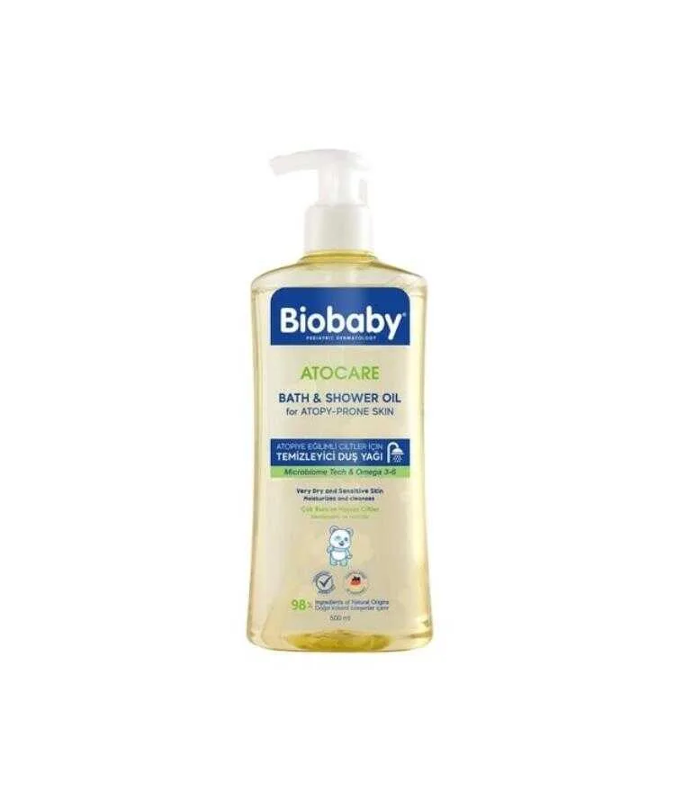 Biobaby Atocare Temizleyici Duş Yağı 500 ML