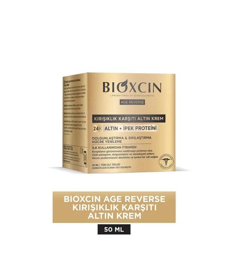 Bioxcin Age Reverse Kırışıklık Karşıtı Altın Krem 50 ML