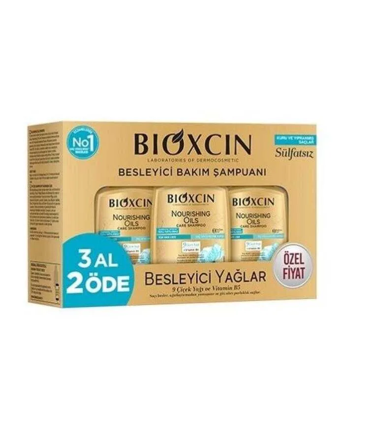 Bioxcin Besleyici Yağlar Şampuan 300 ml - 3 Al 2 Öde