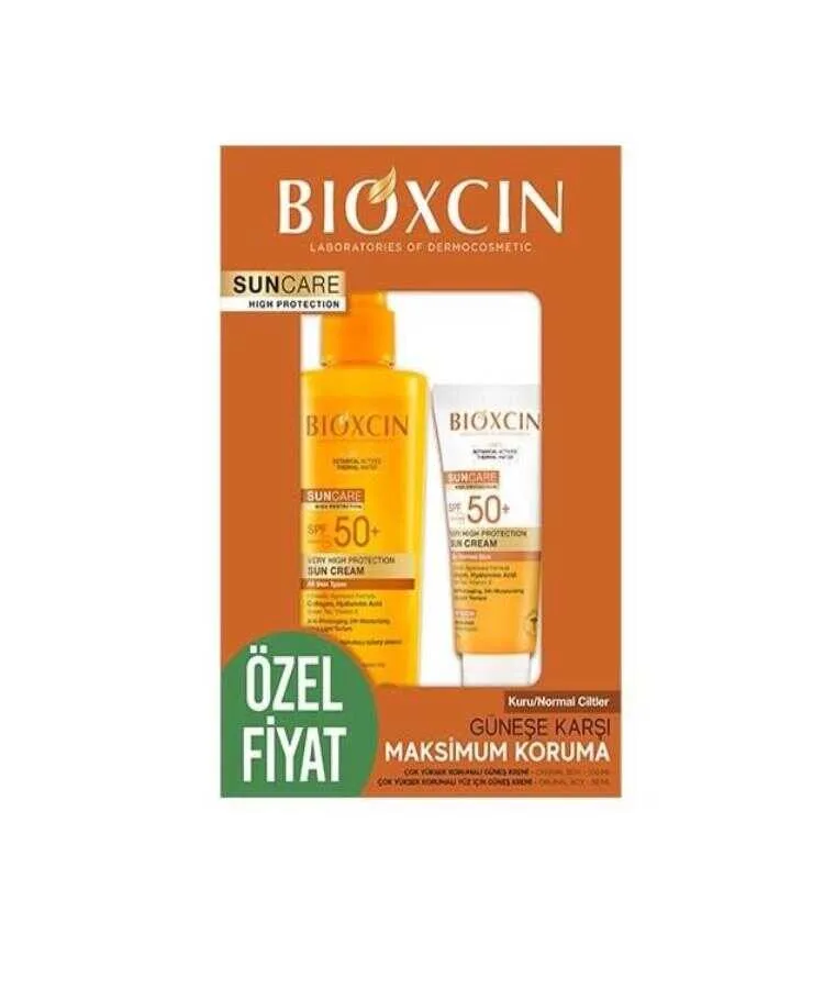 Bioxcin Sun Care Kuru/Normal Ciltler İçin Güneş Kremi SPF50+ 50 ML- Bioxcin Sun Care Sprey SPF50+ 200 ML