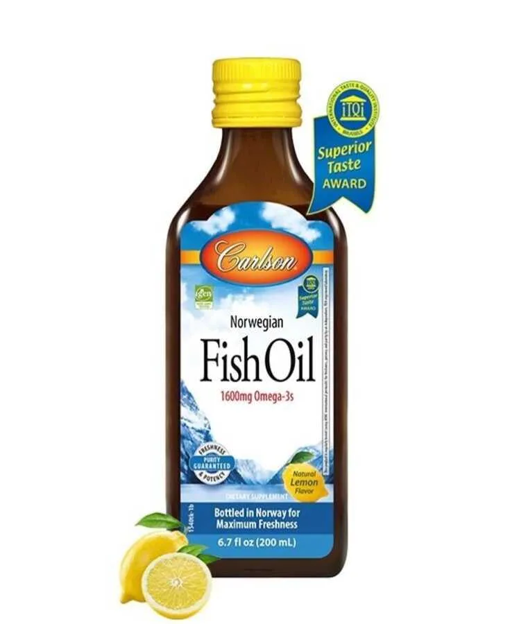 Carlson Balık Yağı Şurubu Limon Aromalı 200 ML