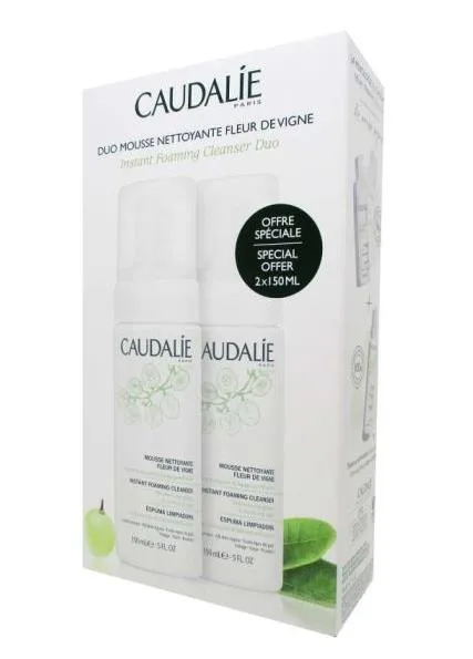 Caudalie İnstant Foaming Cleanser - Temizleme Köpüğü Ve Makyaj Temizleme Yaği  2 X 150 ML