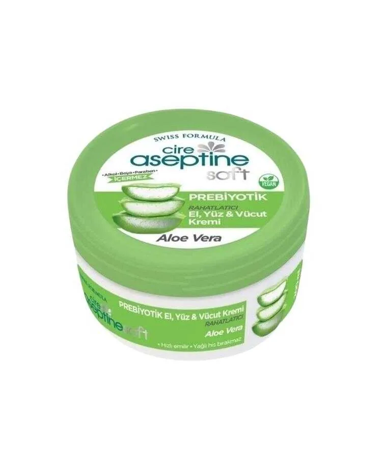 Cire Aseptine Soft Prebiyotik Aloevera El Yüz ve Vücut Kremi 30 ML