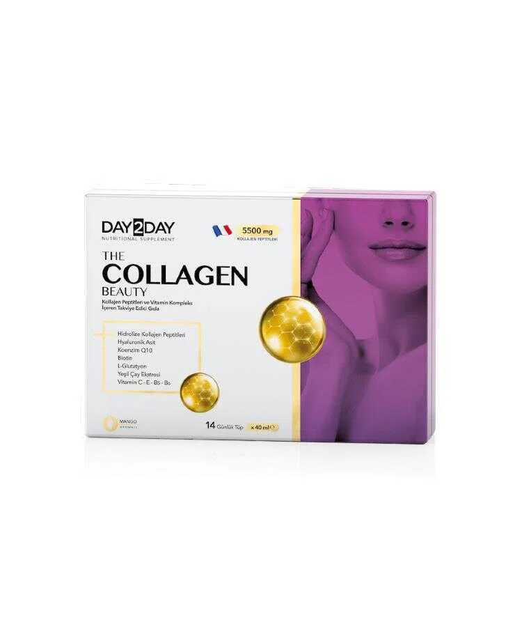 Day2Day The Collagen Beauty 14 Shots x 40 ML Mango Aromalı