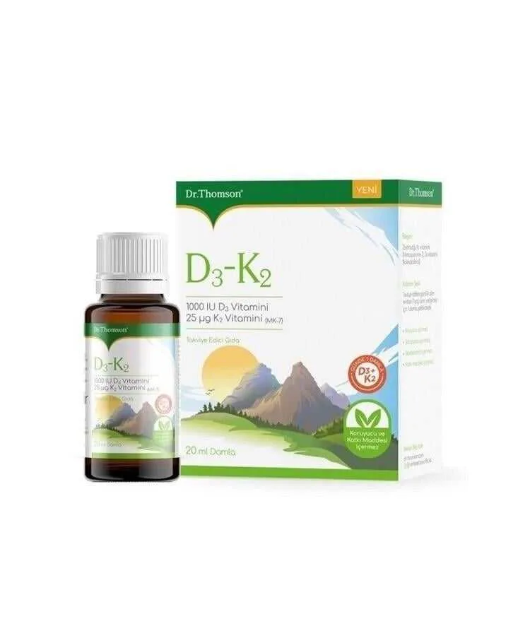 Dr. Thomson Vitamin D3K2 Damla 20 ML