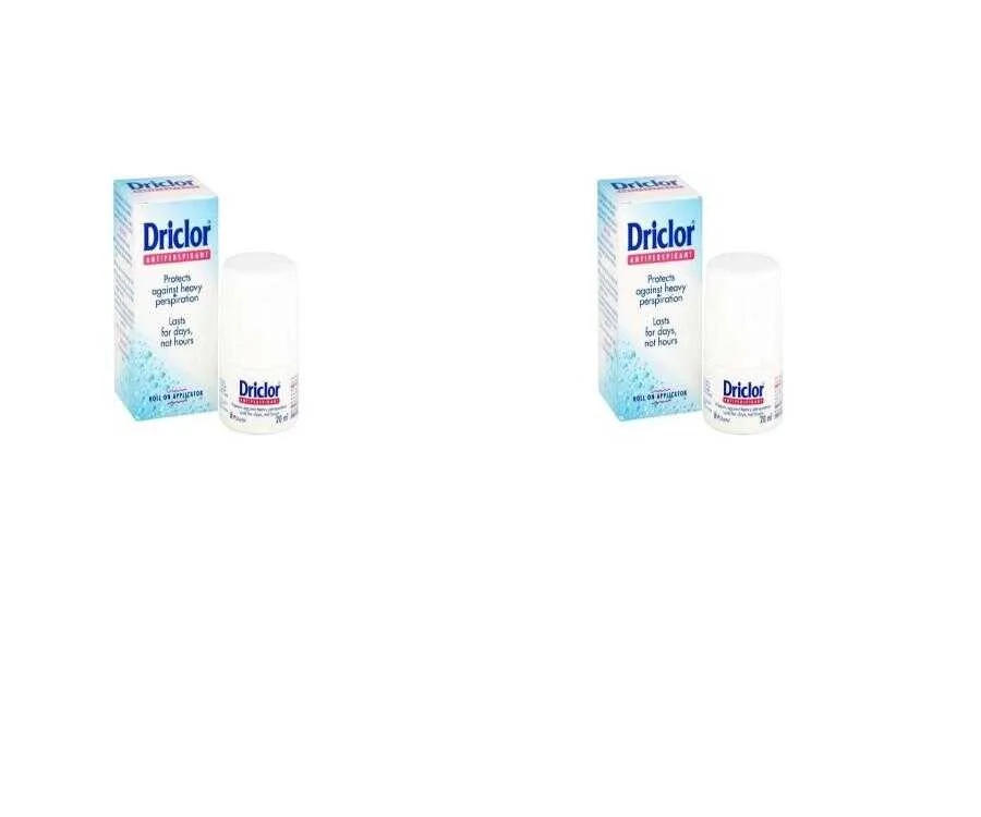Driclor Anti Perspirant Roll-On Deodorant 20 ML  x 2 adet