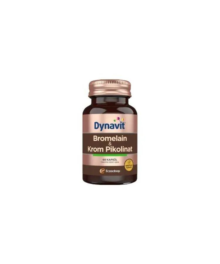 Dynavit Bromelain Krom Pikolinat 60 Kapsül