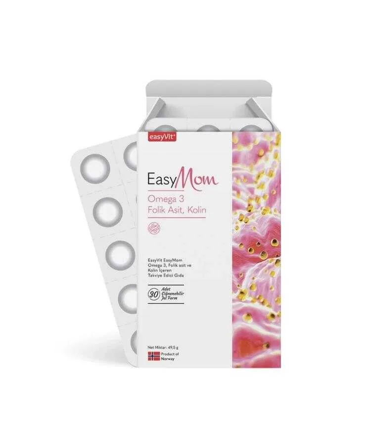 EasyMom Çiğnenebilir Jel Form 30 Tablet