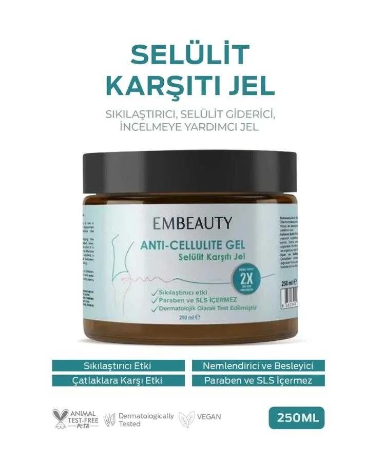 Embeauty İnceltici Sıkılaştırıcı Selülit Kremi 250 ML