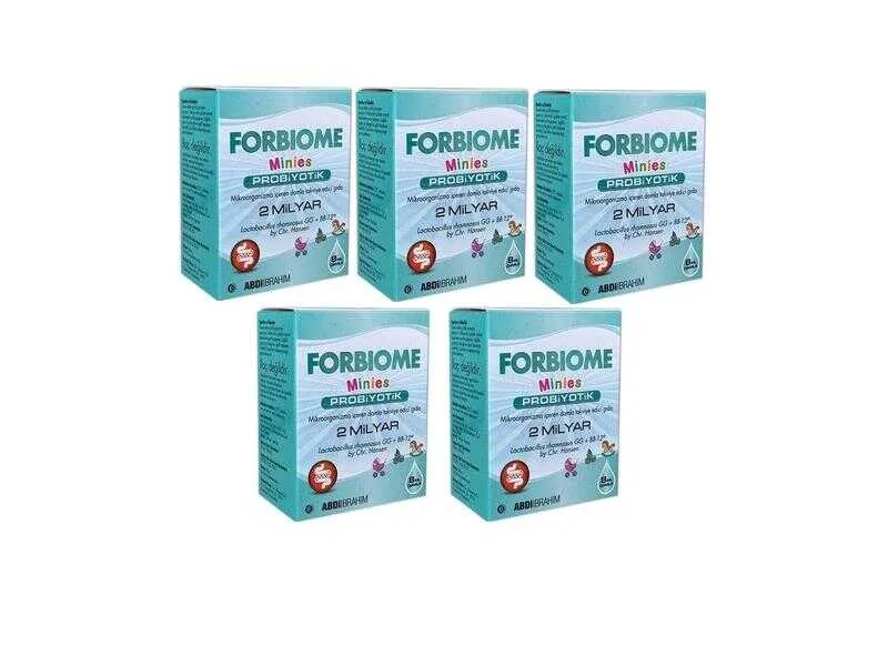 Forbiome Minies Probiyotik 2 Milyar 8 ML Damla x 5 Adet
