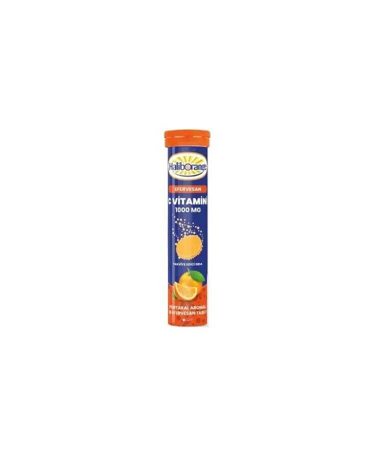 Haliborange Portakal Aromalı C Vitamini Efervesan 20 Efervesan Tablet