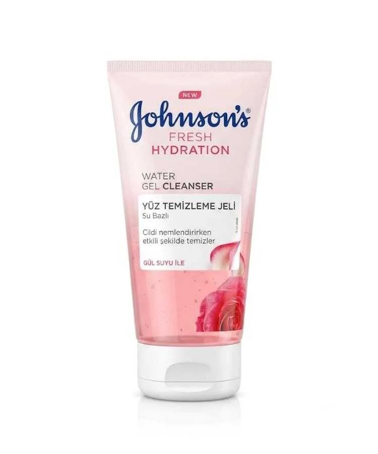 Johnson 's Fresh Hydration Gül Suyu Su Bazlı 150 ml Yüz Temizleme Jeli