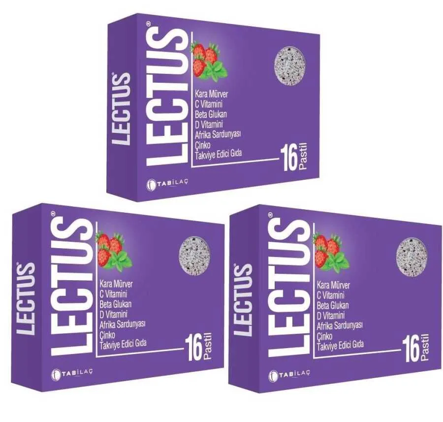 Lectus Afrika Sardunyası 16 Pastil x 3 Adet