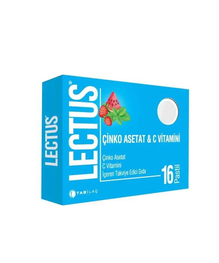 Lectus Çinko Asetat 16 Pastil