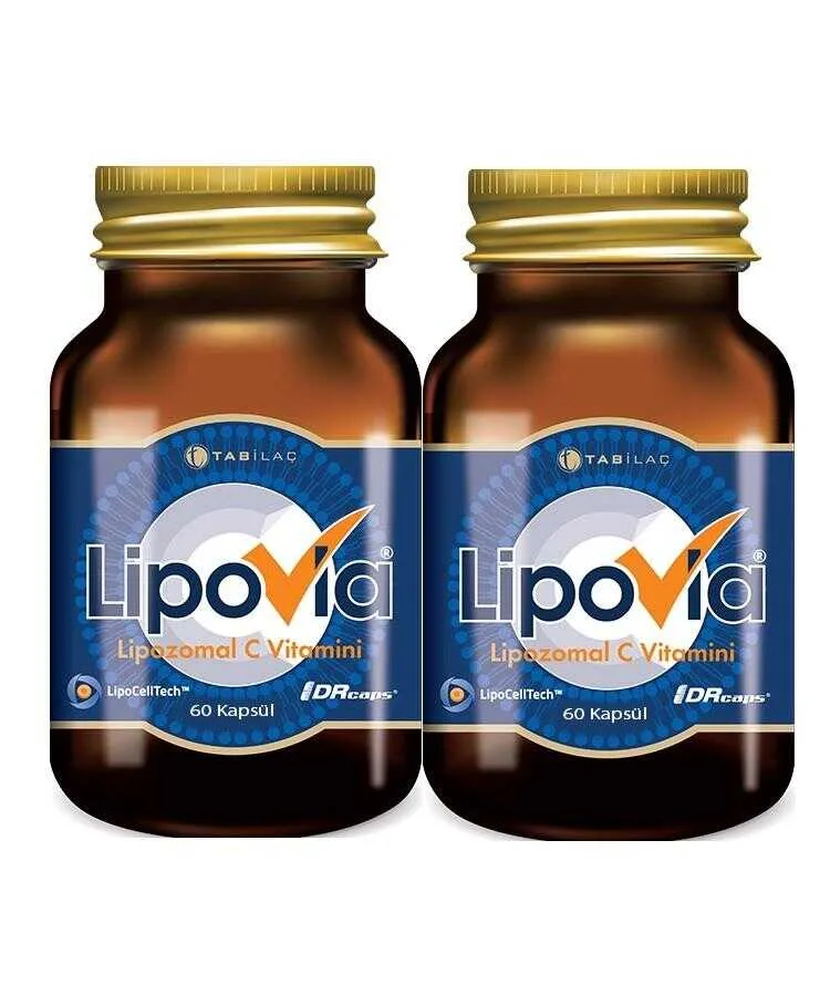 Lipovia Lipozomal C Vitamini 60 Kapsül 2.si %50 İndirimli