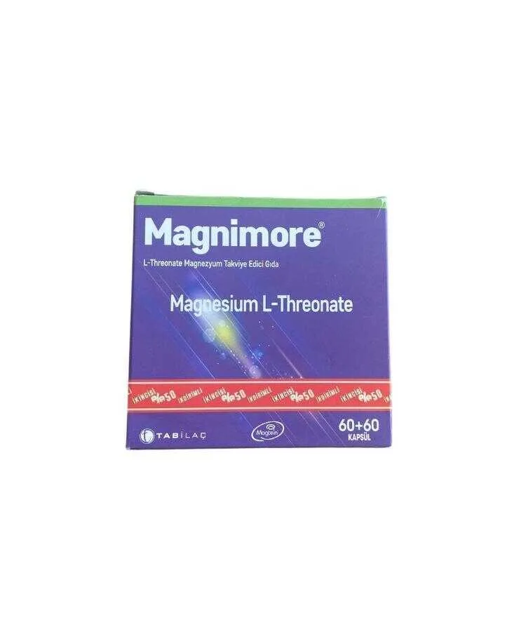 Magnimore Magnesium L-Threonate 60 Kapsül 2.'si %50 İndirimli