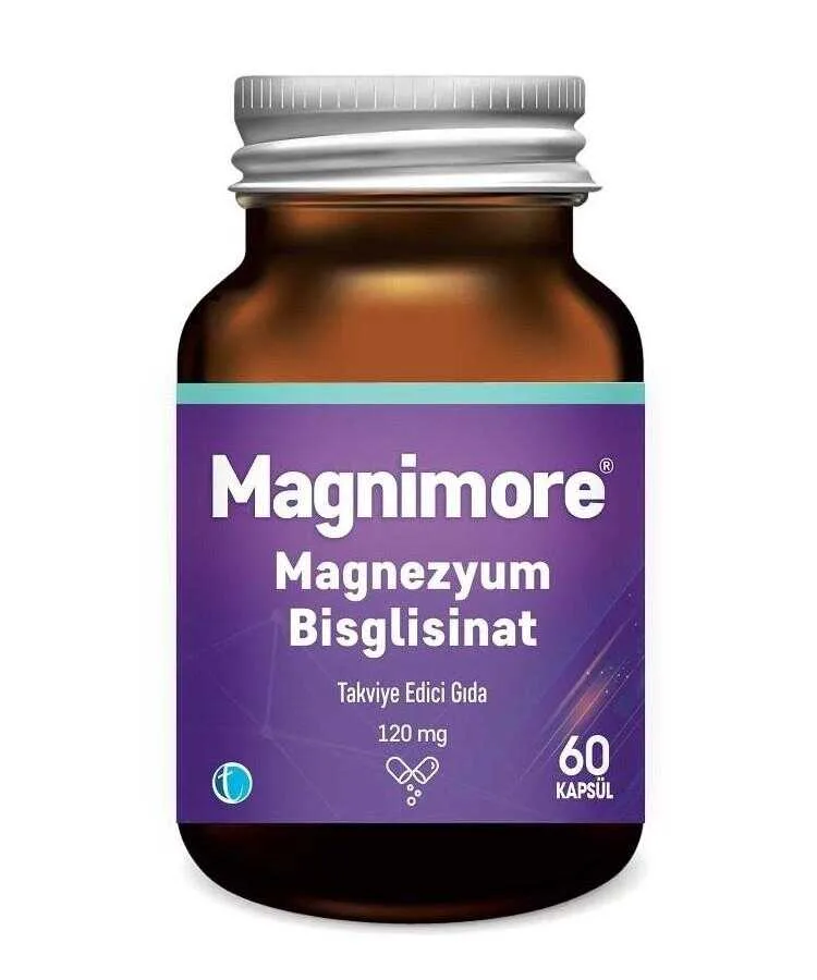 Magnimore Magnezyum Bisglisinat 60 Kapsül