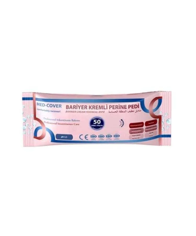Med-Cover Bariyer Kremli Perine Pedi 50 Adet