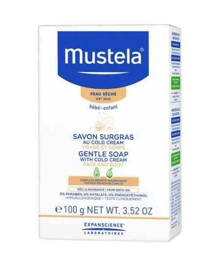 Mustela Yüz Ve Vücut İçin Cold Cream İçeren Sabun 100 Gr