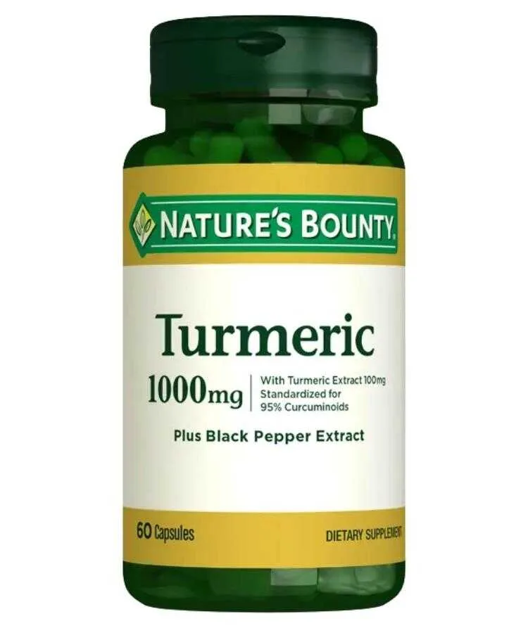 Nature's Bounty Turmeric 1000 Mg Plus Black Pepper 60 Kapsül