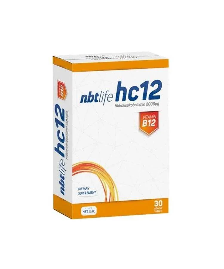 Nbt Life HC12 Vitamin B12 30 Tablet