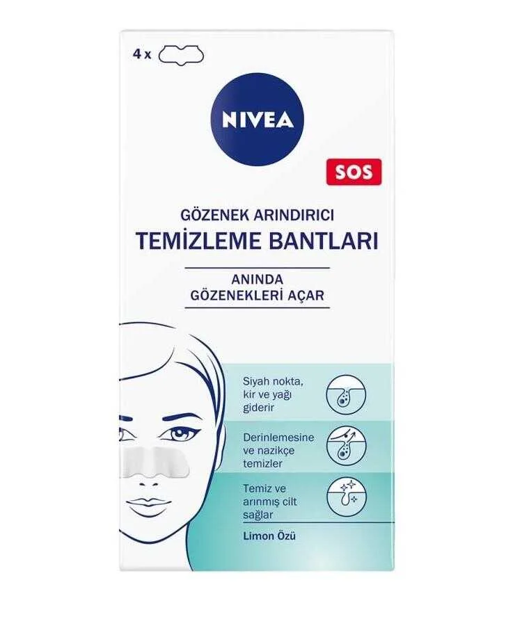 Nivea Gözenek Arındırıcı Temizleme Banları 4'lü