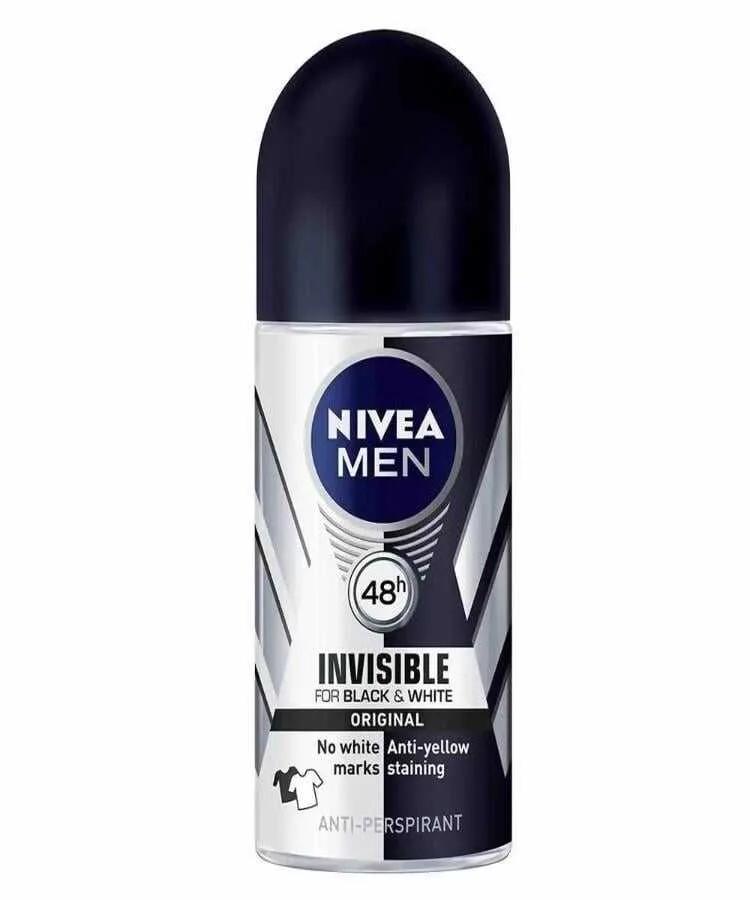 Nivea Men Black White Invisible Original Roll On 50 ML