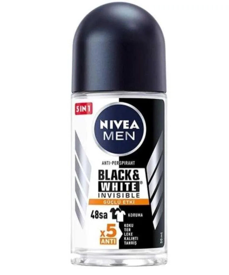 Nivea Men Black White Invisible Roll On 50 ML