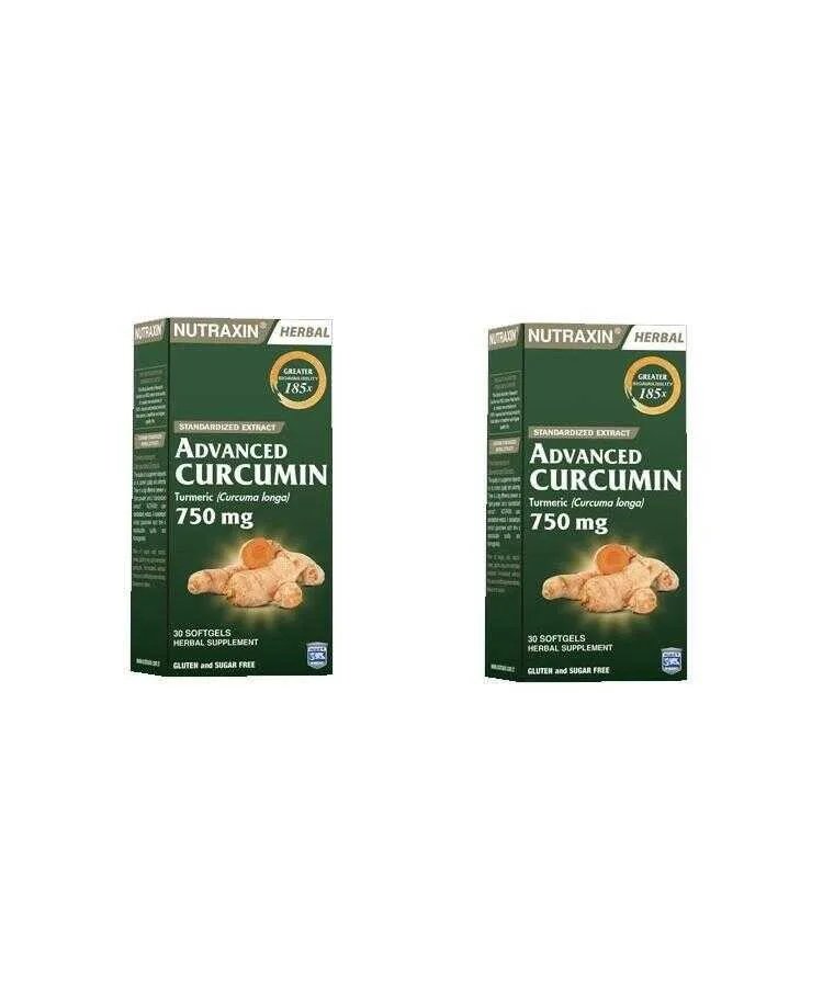 NUTRAXİN ADVANCED CURCUMİN 750 MG 30 YUMUŞAK KAPSÜL x 2 ADET
