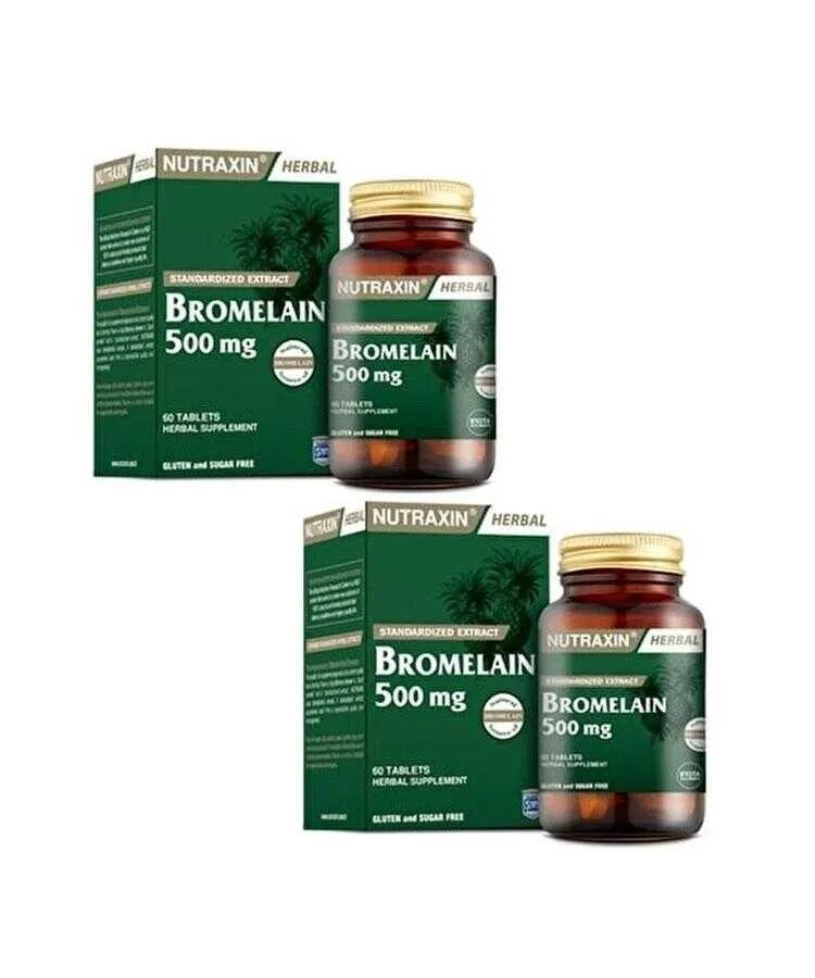 Nutraxin Bromelain 60 Kapsül 2 Adet