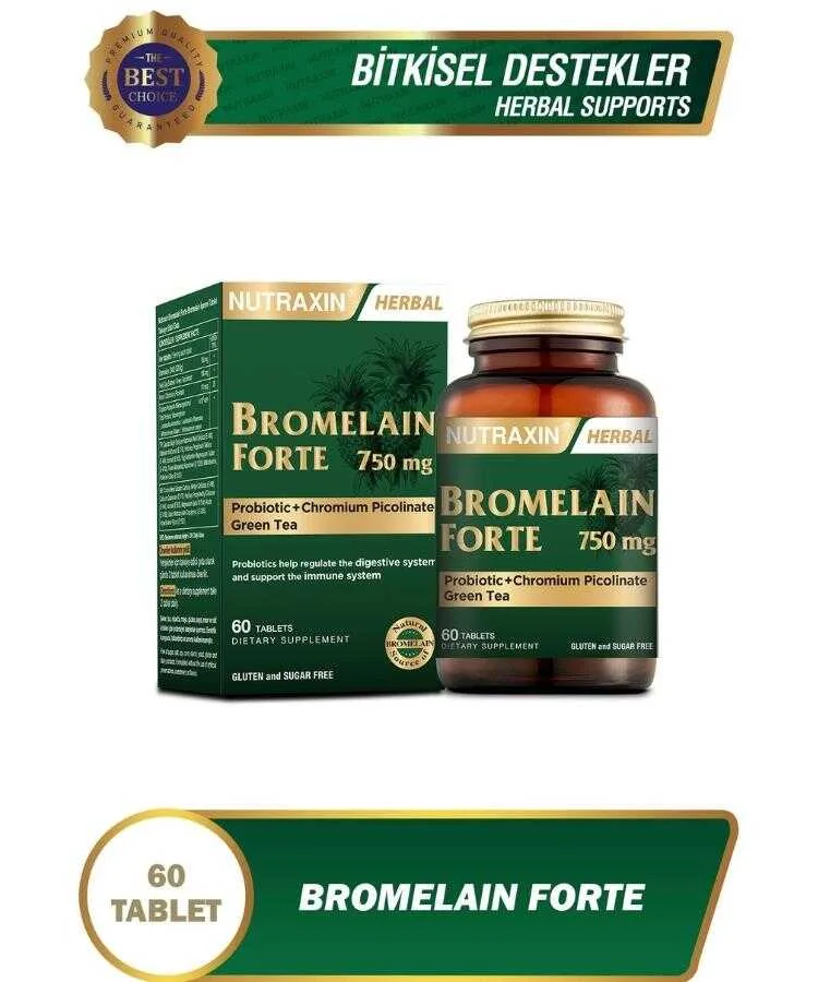Nutraxin Bromelain Forte 60 Tablet