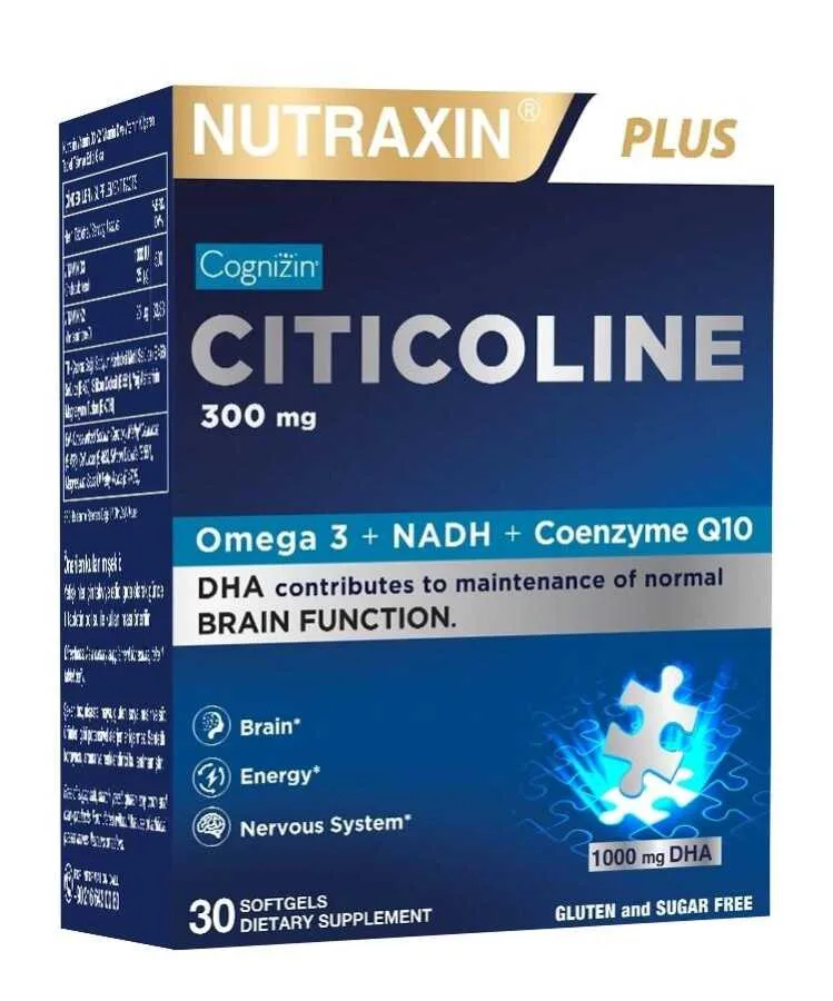 Nutraxin Citicoline 300 Mg 30 Kapsül