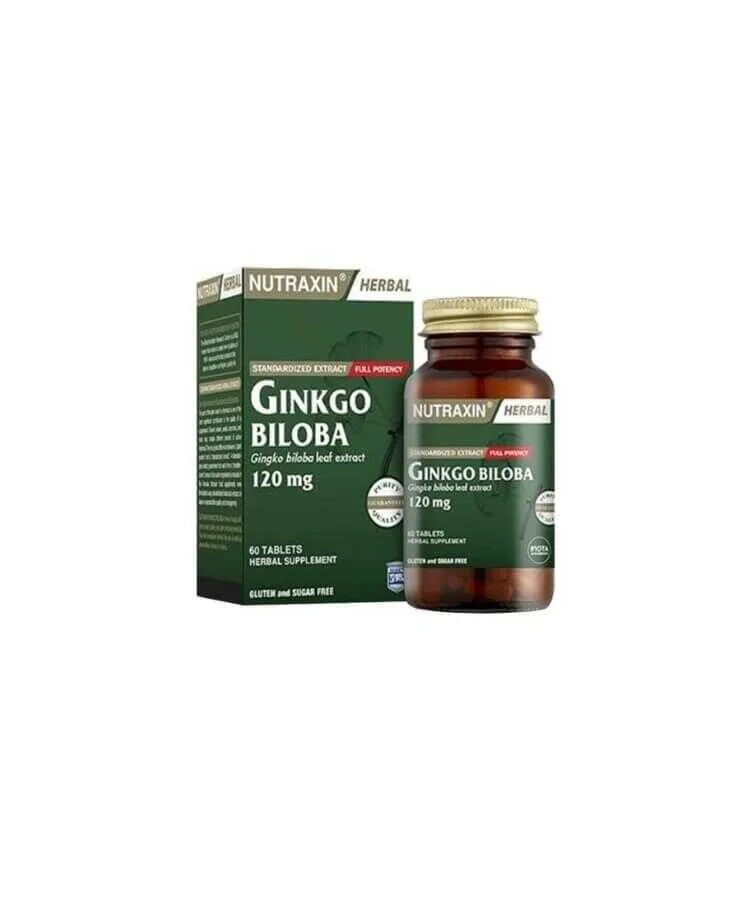 Nutraxin Ginkgo Biloba 120 Mg 60 Tablet