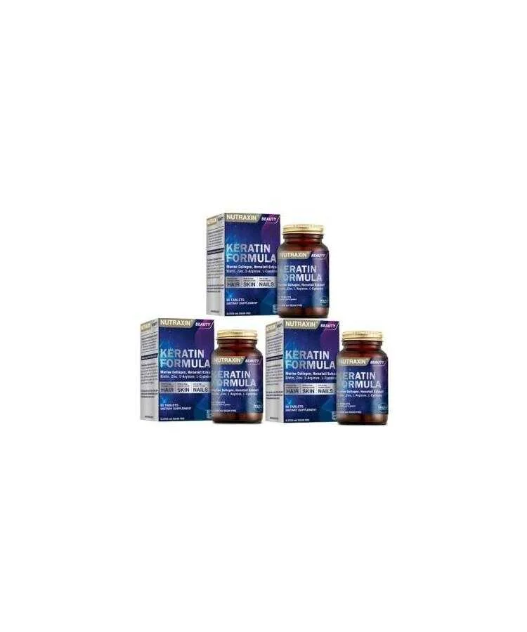 Nutraxin Keratin Formula 60 Tablet 3 Adet