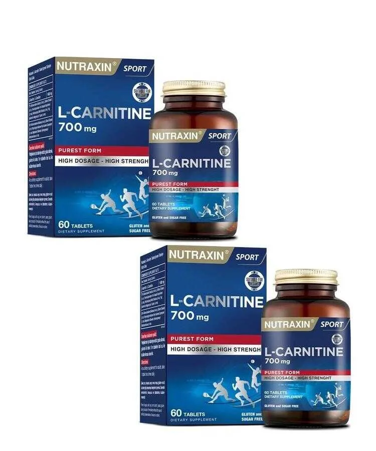 Nutraxin L-Carnitine 60 Kapsül x 2 Adet