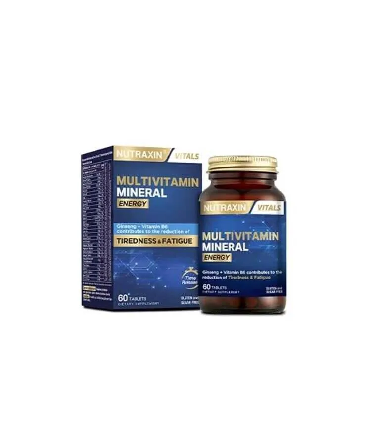 Nutraxin Multivitamin Mineral Energy 60 Tablet