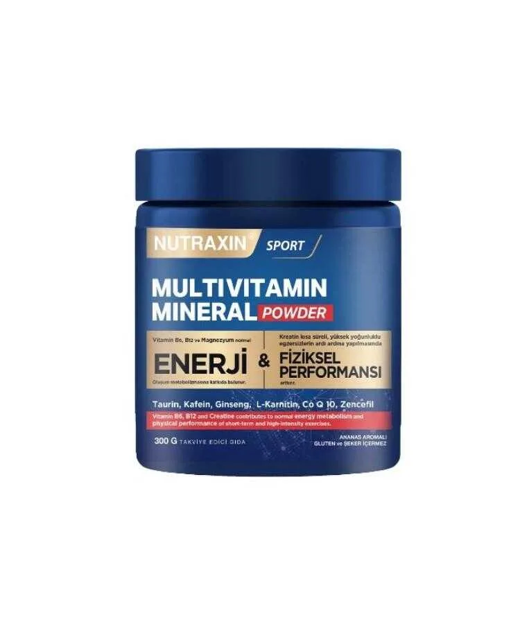 Nutraxin Multivitamin Mineral Powder 300 Gr