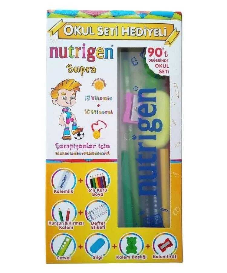 Nutrigen Supra Şurup 200 ML- Okul Seti Hediyeli