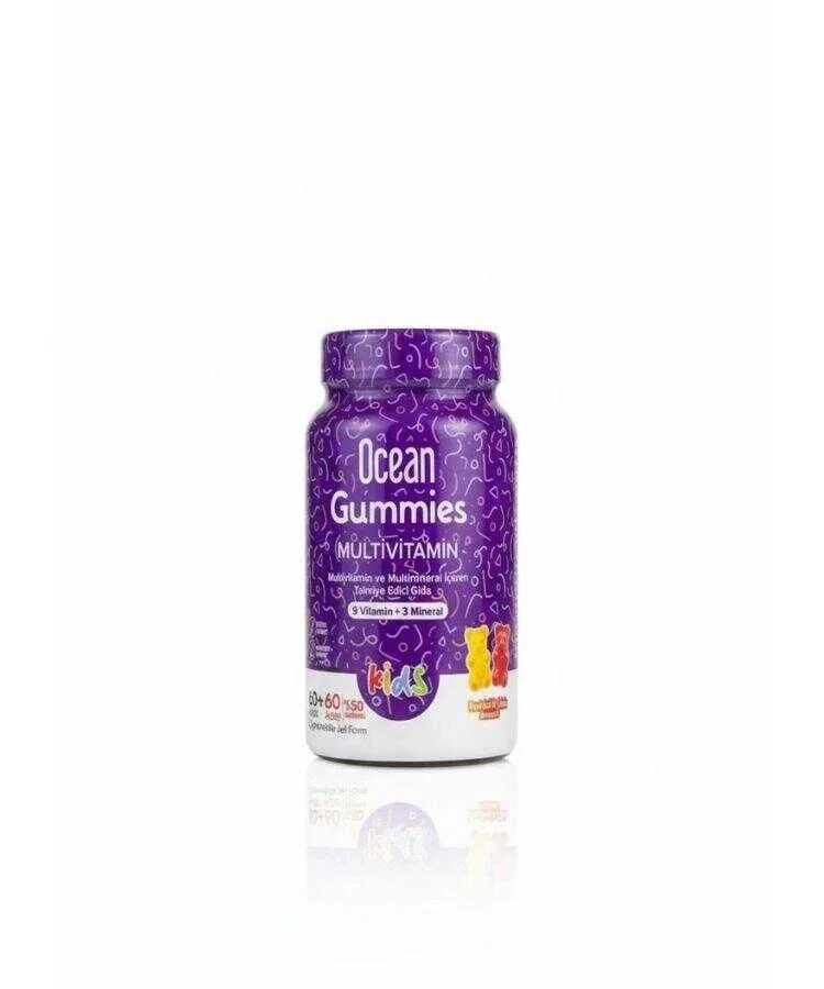 Ocean Gummies Multivitamin Kids Çiğnenebilir 120 Tablet