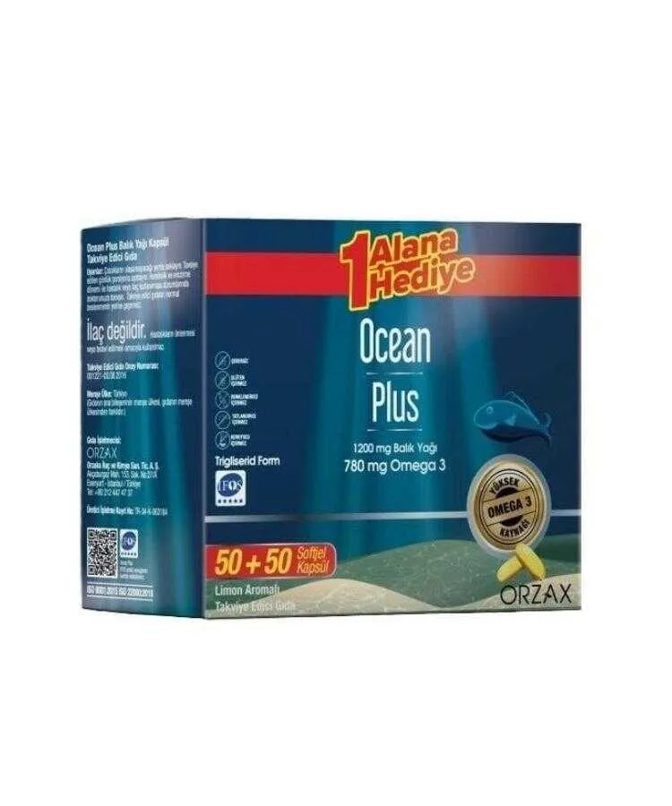 Ocean Plus 1200 Mg 100 Softjel