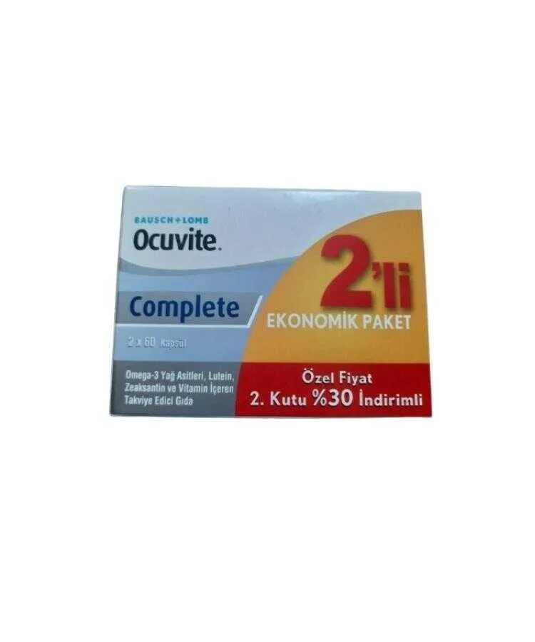 Ocuvite Complete 60 Kapsül - İkili Fırsat Paketi