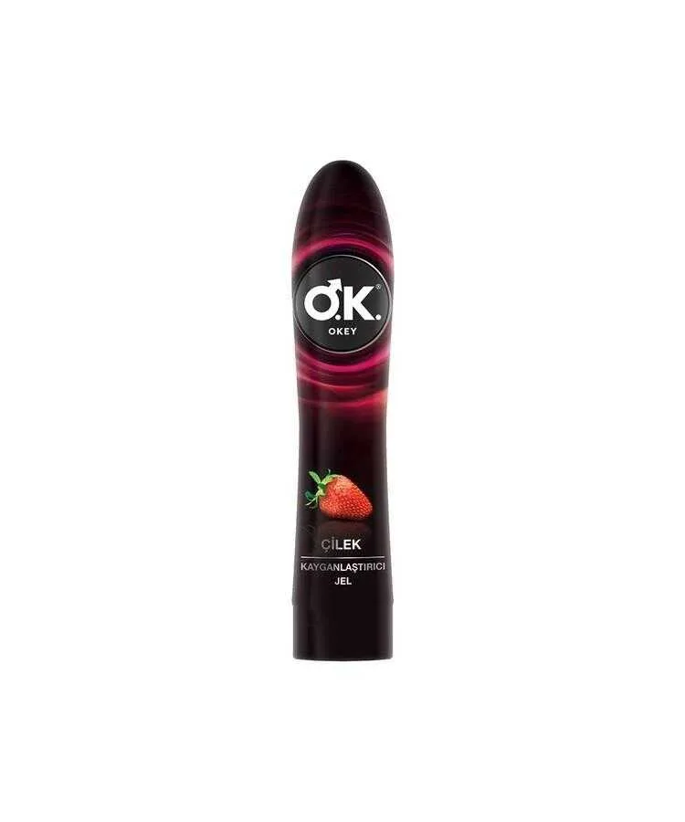 Okey Çilek Kayganlaştırıcı Jel 2'li Set 200 ml