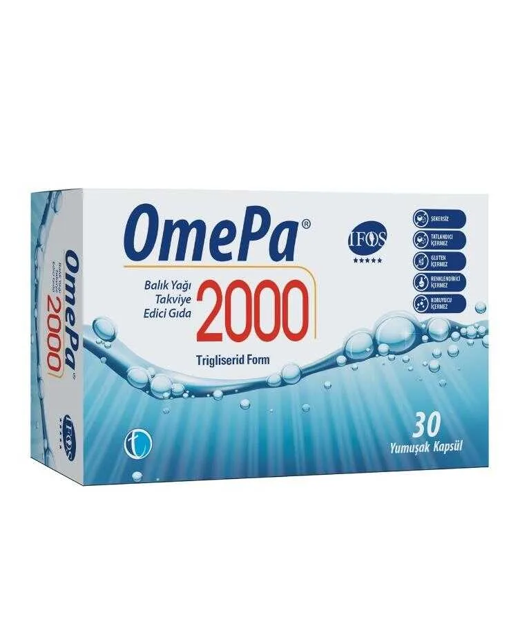 Omepa Balık Yağı 2000 30 Yumuşak Kapsül