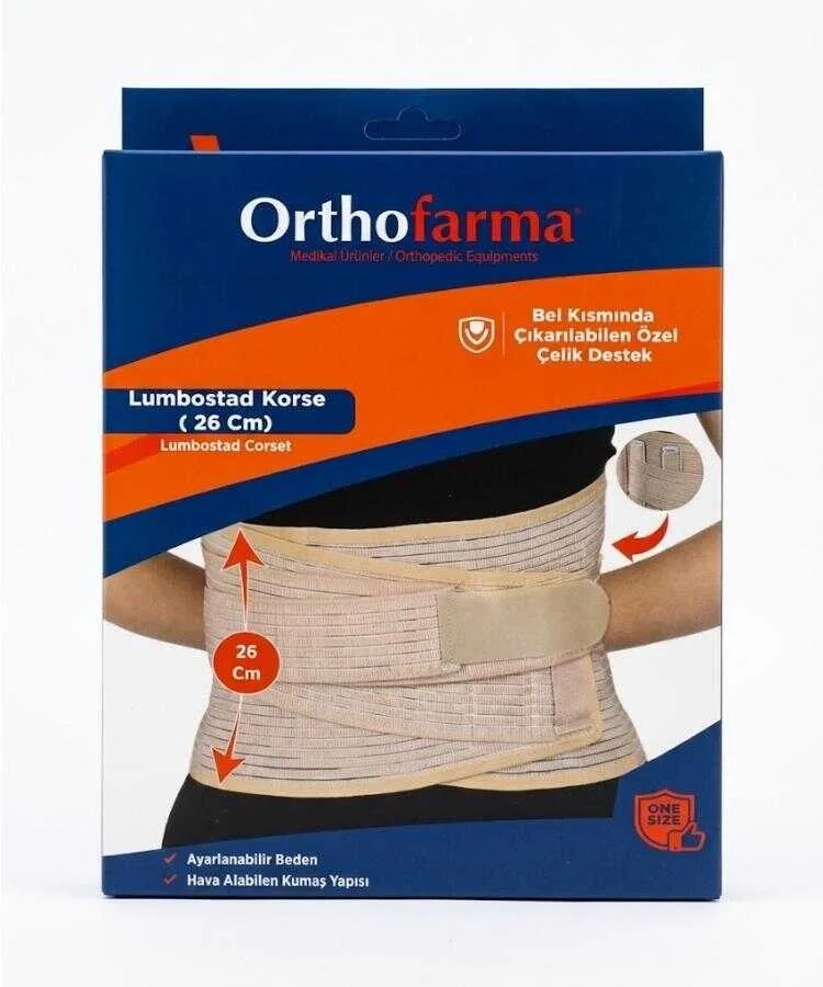 ORTHOFARMA LUMBOSTAD KORSE 26 CM BEDENSİZ