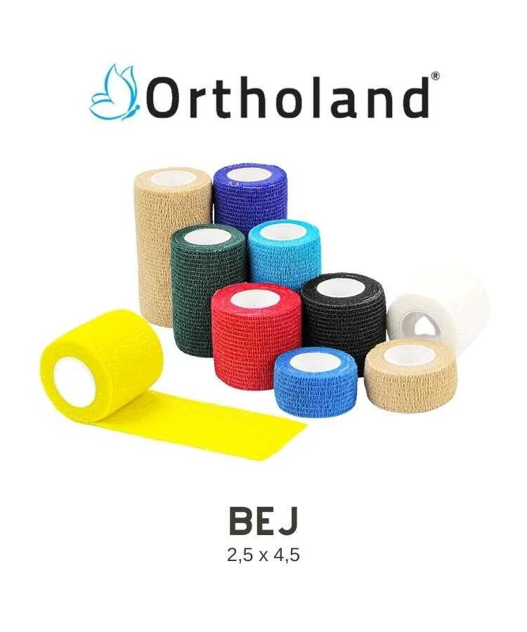 Ortholand Coban Bandajı 2.5x4.5 Bej