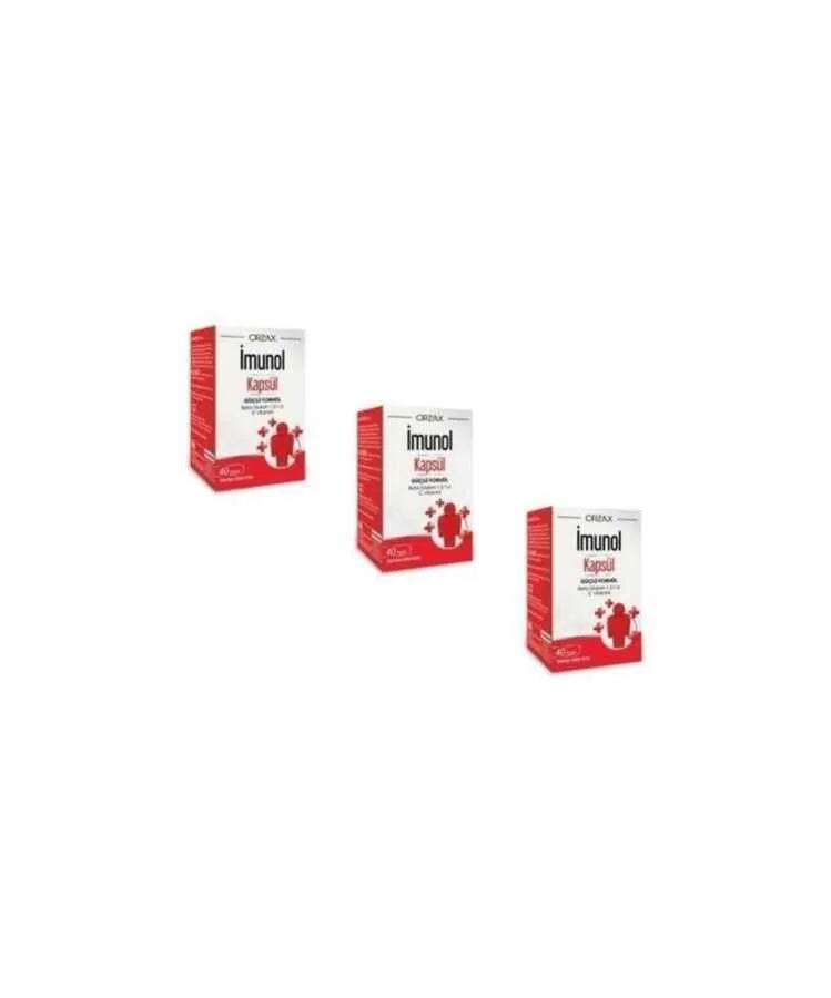 Orzax İmunol 40 Kapsül X 3 Adet