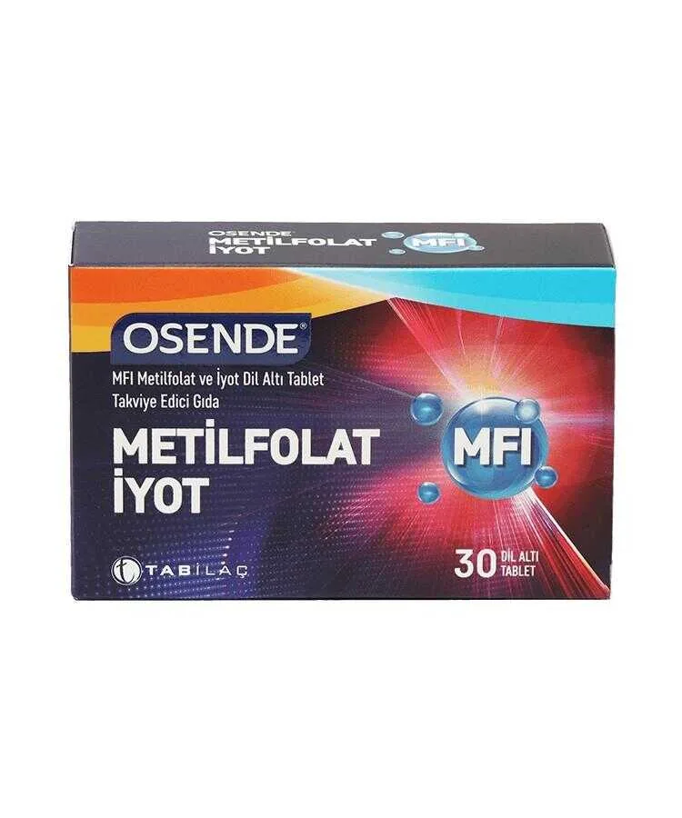 Osende MFI Metilfolat İyot 30 Tablet